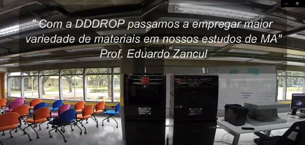 Impressora EVO TWIN nas Fabrica do Futuro POLI USP